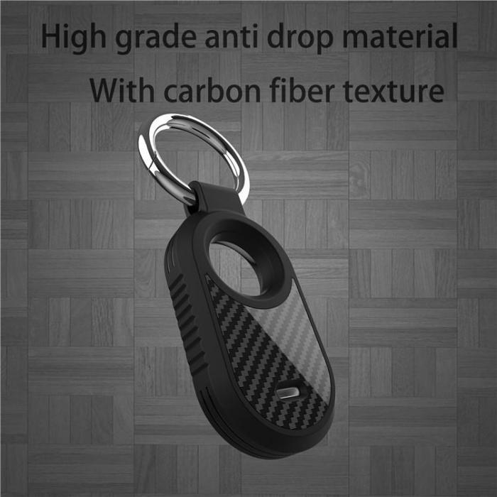 A-One Brand - Samsung Galaxy Smart Tag 2 Skal Carbon Fiber - Rosa