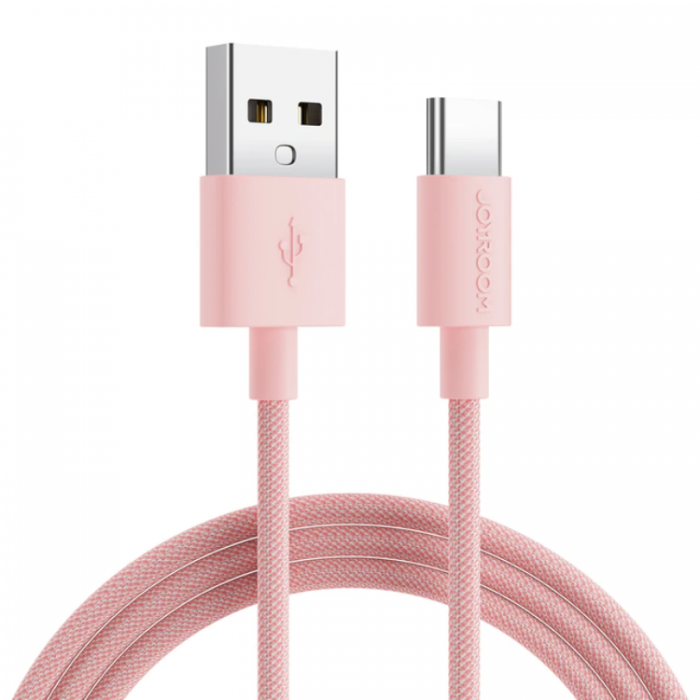 Joyroom - Joyroom USB-A till USB-C Kabel 1m - Rosa