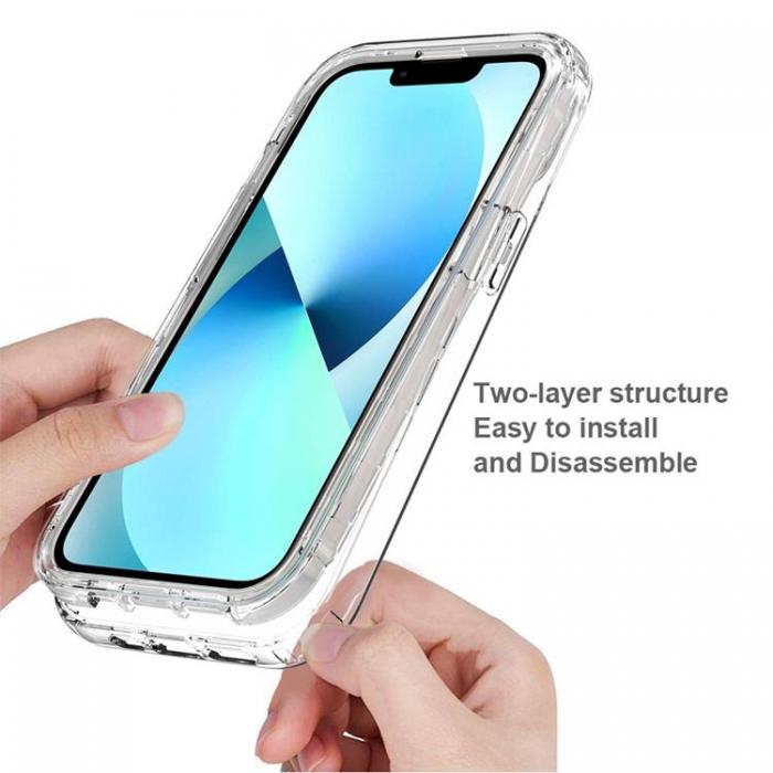 A-One Brand - iPhone 14 Skal Gradient Shockproof - Clear