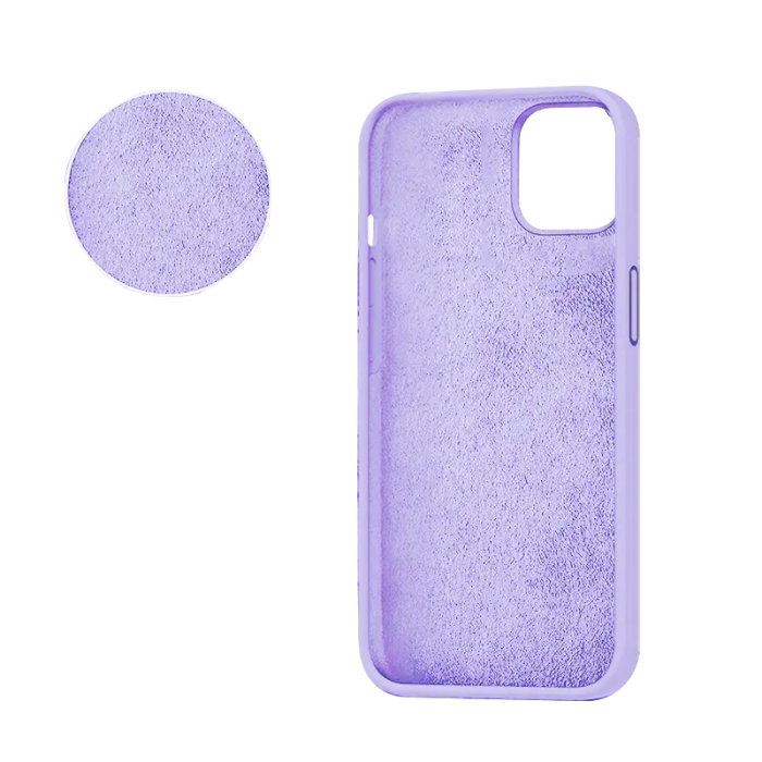 SiGN - SiGN iPhone 14 Skal Liquid Silicone - Lavender
