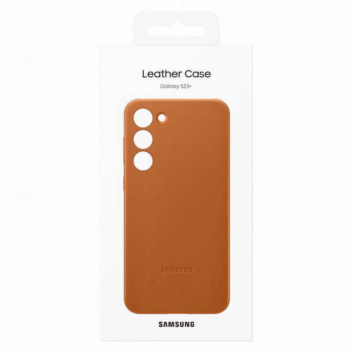 Samsung - Samsung Galaxy S23 Plus Skal Läder - Camel