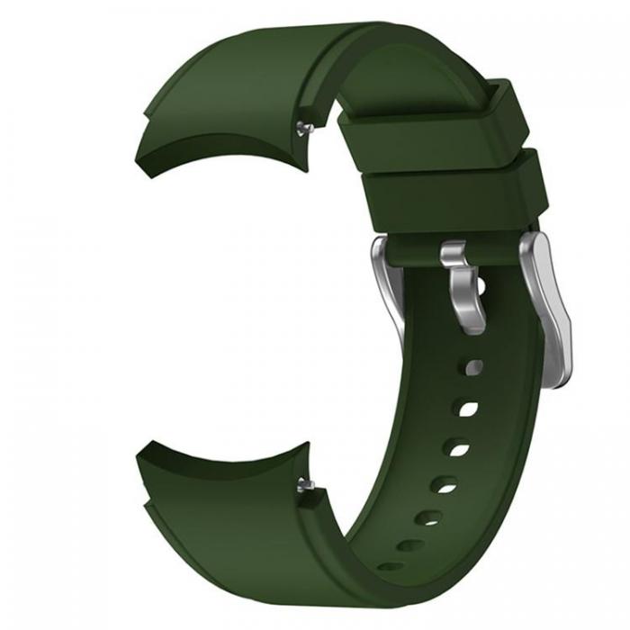 A-One Brand - Galaxy Watch 6 Classic (43mm) Armband Silikon - Army Grn