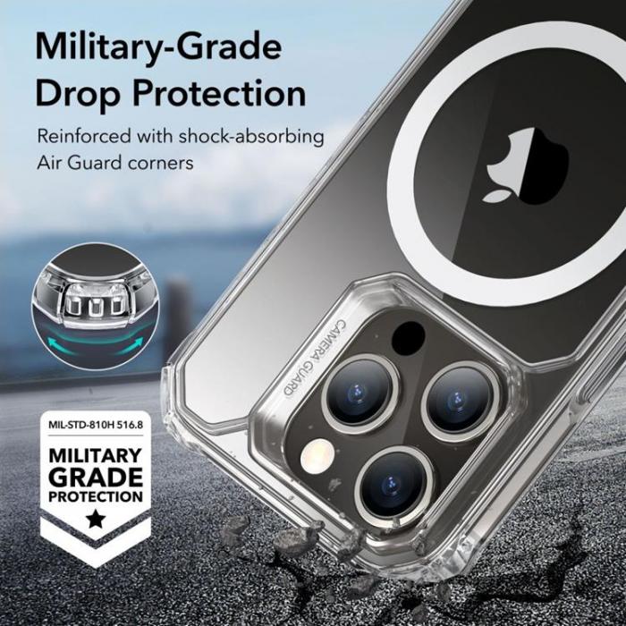 ESR - ESR iPhone 15 Pro Mobilskal Magsafe Air Armor Halolock - Clear