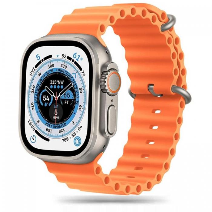 Tech-Protect - Tech-Protect Apple Watch 4/5/6/7/8/SE/Ultra (42/44/45/49mm) Armband - Orange