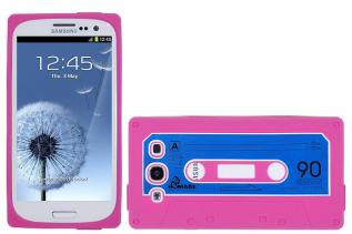 A-One Brand - Cassette silikon skal till Samsung Galaxy S3 i9300 (Magenta)