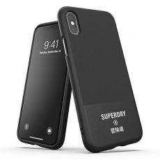 Superdry - SuperDry Molded Canvas Skal iPhone X/XS - Svart