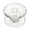 PopSockets - POPSOCKETS Clear Glitter Silver Avtagbart Grip med Stllfunktion