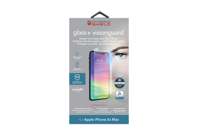 UTGATT4 - InvisibleShield Glass Plus Visionguard Screen iPhone Xs Max