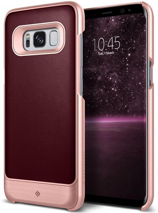 Caseology - Caseology Fairmont Skal till Samsung Galaxy S8 Plus - Burgundy