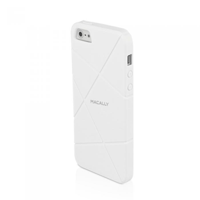 UTGATT5 - Macally Flexible Case fr Apple iPhone 5/5S/SE (Vit)