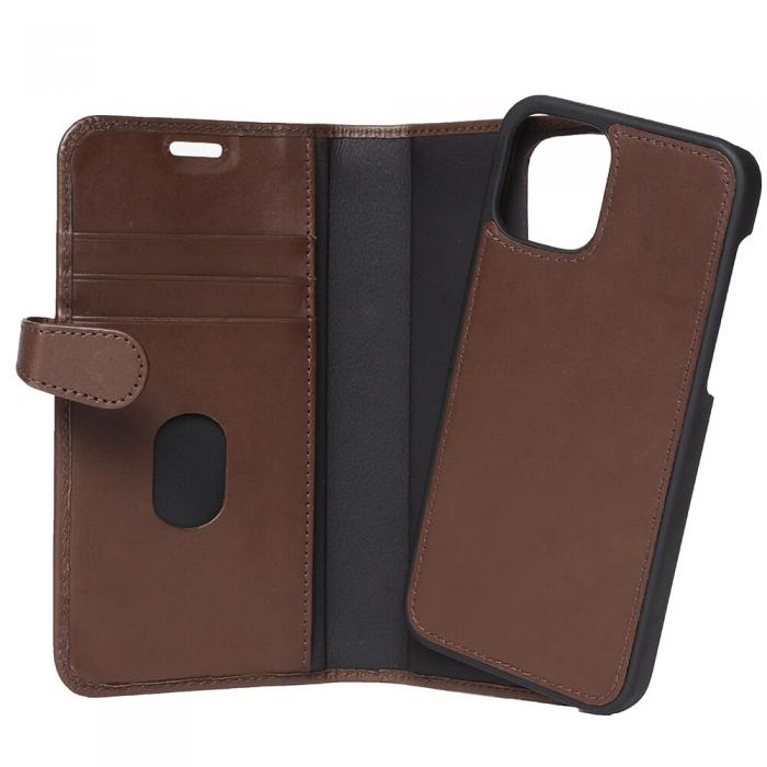 BUFFALO - BUFFALO kta lder kta skinn plnboksfodral iPhone 13 Mini - Brun