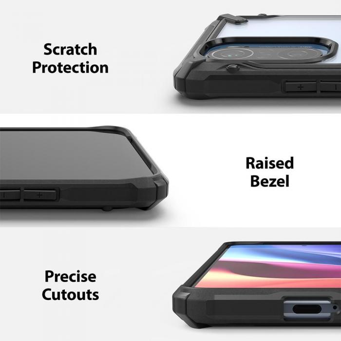 UTGATT5 - Ringke - Fusion X Mobilskal Xiaomi Poco F3 / Mi 11i - Svart