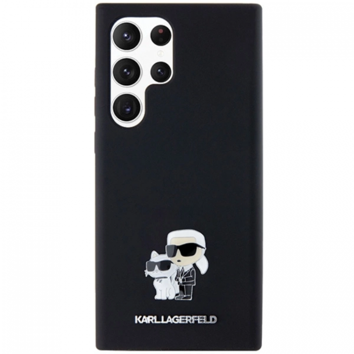 KARL LAGERFELD - Karl Lagerfeld Galaxy S23 Ultra Mobilskal Silikon Karl&Choupette