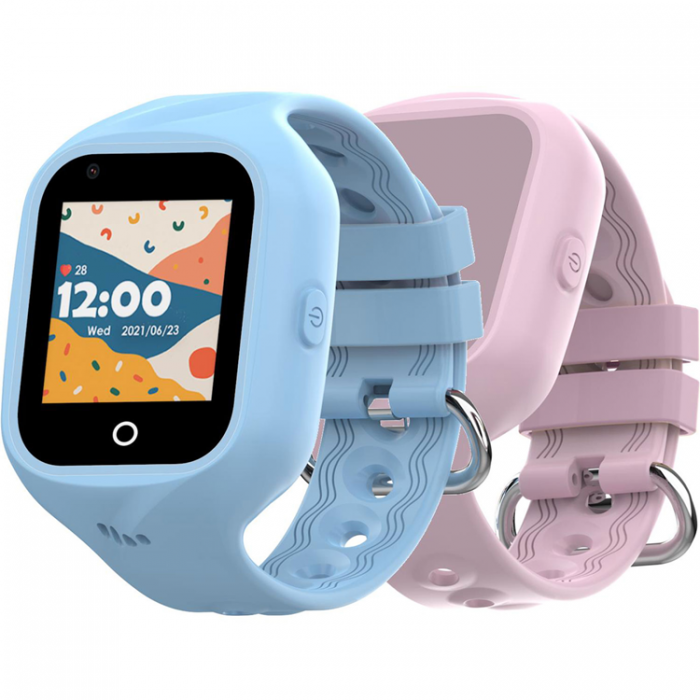 Celly - Celly Kidswatch 4G Smartwatch fr barn Bl + Rosa rem