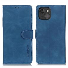 KHAZNEH - Khazneh Retro Plånboksfodral till iPhone 13 Mini - Blå