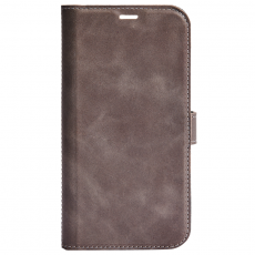 Essentials - Essentials iPhone 13 Pro Plånboksfodral Äkta Läder Detachable
