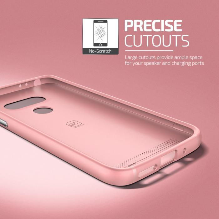 UTGATT5 - Verus Single Fit Skal till LG G5 - Snow Pink