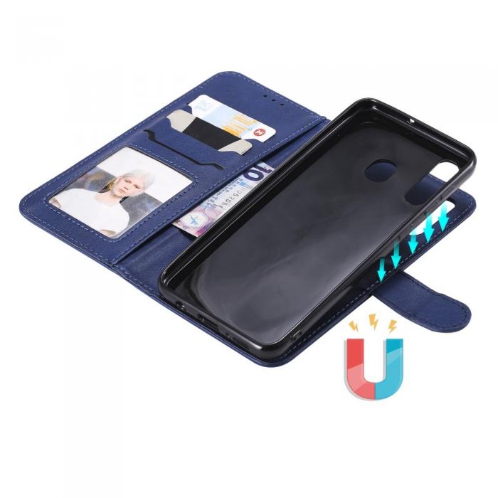 UTGATT4 - 2-in-1 Detachable Plnboksfodral till Samsung Galaxy A50 - Bl