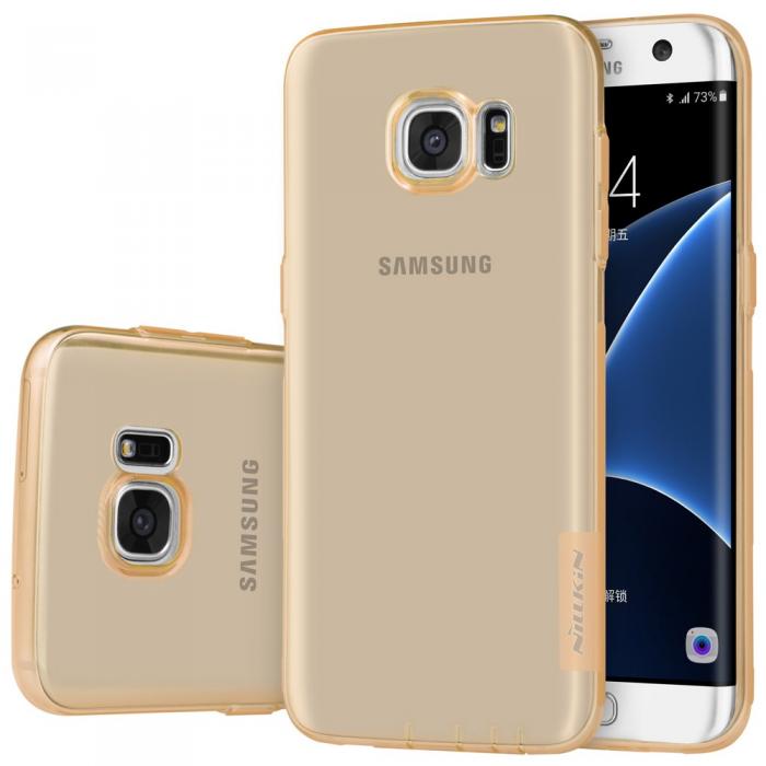 UTGATT5 - Nillkin Nature 0.6mm Flexicase Skal till Samsung Galaxy S7 Edge - Guld