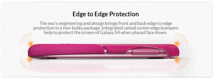 UTGATT5 - iSkin EXO FlexiSkal till Samsung Galaxy S4 - i9500 (Bl)