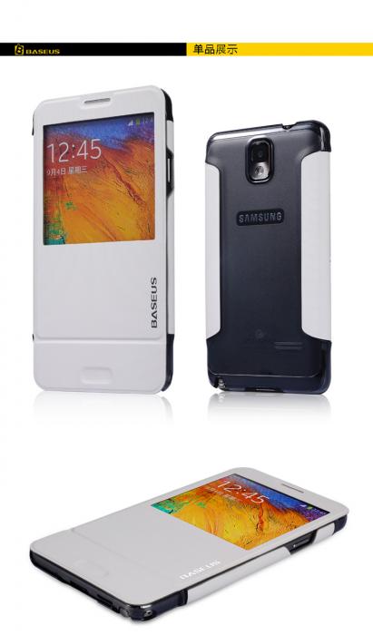 UTGATT4 - BASEUS Folio fodral till Samsung Galaxy Note 3 N9000 (Magenta)