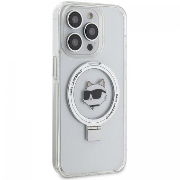 KARL LAGERFELD - KARL LAGERFELD iPhone 15 Pro Max Mobilskal MagSafe Ringstll Choupette