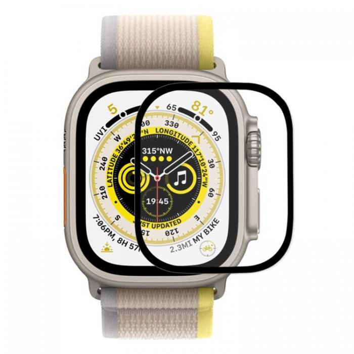 HAT PRINCE - ENKAY Apple Watch Ultra (49mm) Hrdat Glas Skrmskydd 9H - Svart
