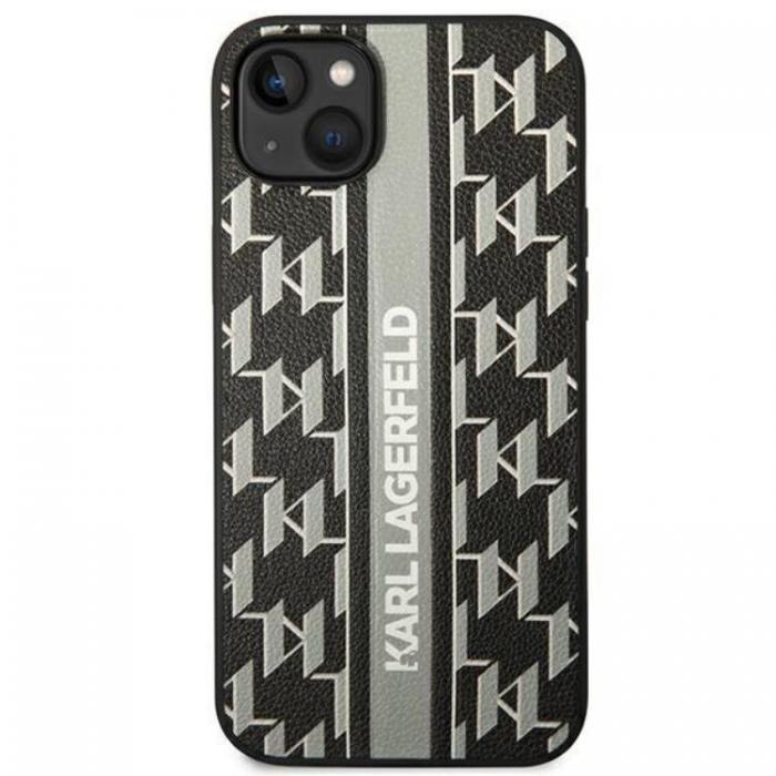 KARL LAGERFELD - Karl Lagerfeld iPhone 14 Skal Monogram Stripe - Svart