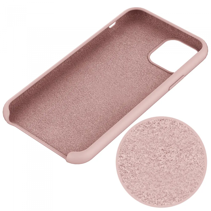 SiGN - SiGN iPhone 12 mini Skal Liquid Silicone - Rosa