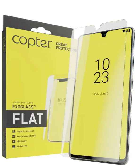 Copter - Copter Exoglass Flat Hrdat Glas Skrmskydd iPhone 14 Pro