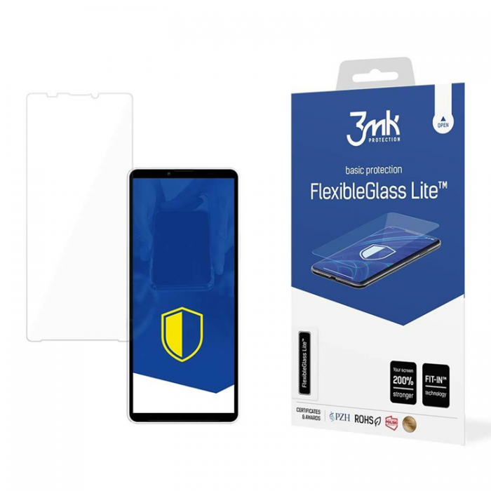 3MK - 3MK Sony Xperia 10 V Skrmskydd Hrdat Glas Flexible Lite