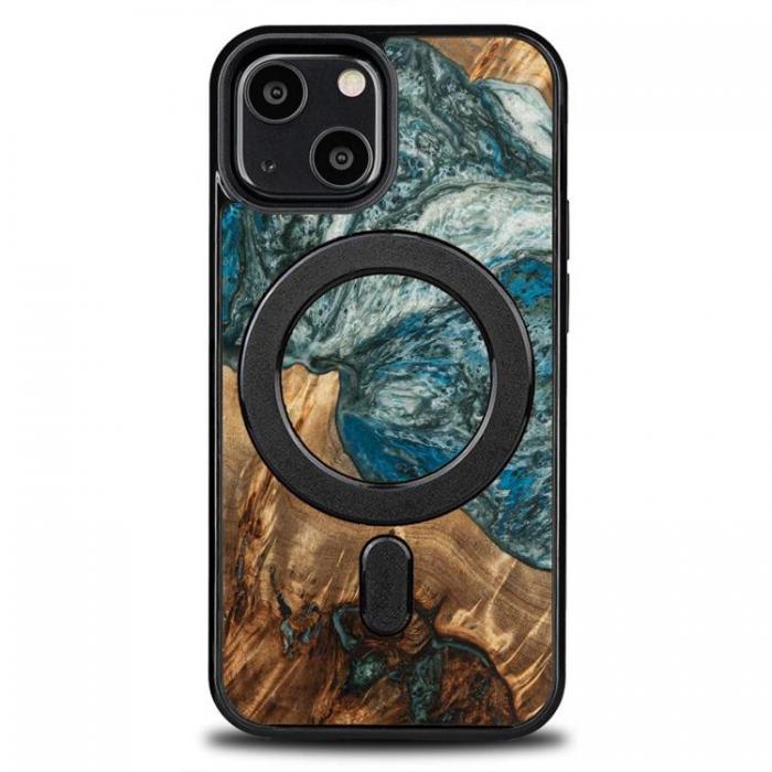Bewood - Bewood iPhone 13 Mini Mobilskal Magsafe Unique Planet Earth - Grn