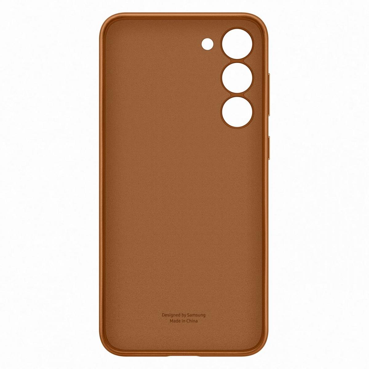Samsung - Samsung Galaxy S23 Plus Skal Läder - Camel