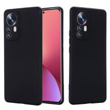 A-One Brand - Liquid silikon skal till Xiaomi 12 Pro - Svart