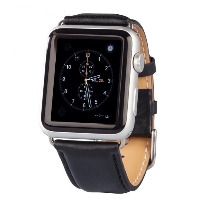 UTGATT4 - HAMA Klockarmband Apple Watch Svart Classic, 38mm