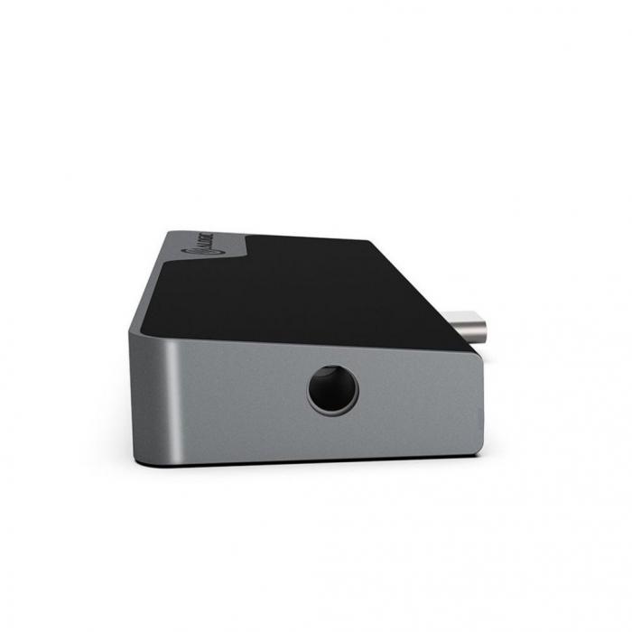UTGATT1 - ALOGIC Ultra USB-C Dock NANO MINI - HDMI, USB, Audio och 60W PD - Gr