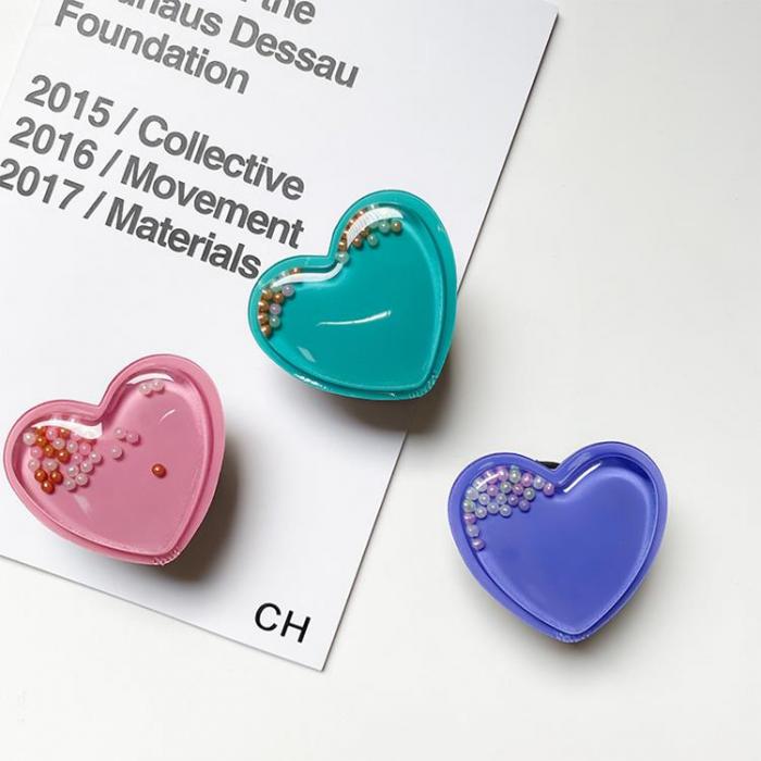 A-One Brand - Heart Beads Popup Hllare - Svart