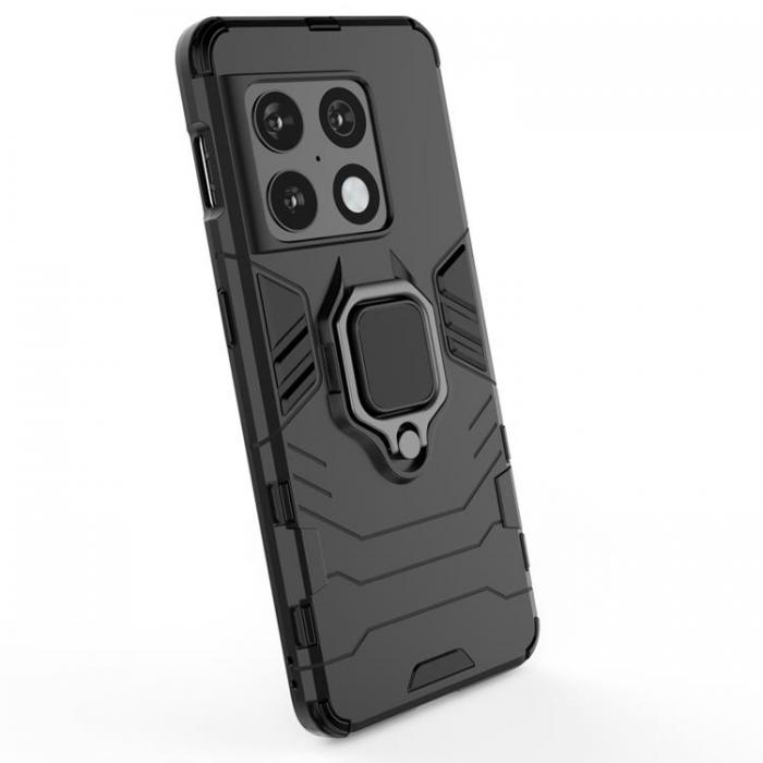 UTGATT5 - OnePlus 10 Pro Skal Ring Armor - Svart