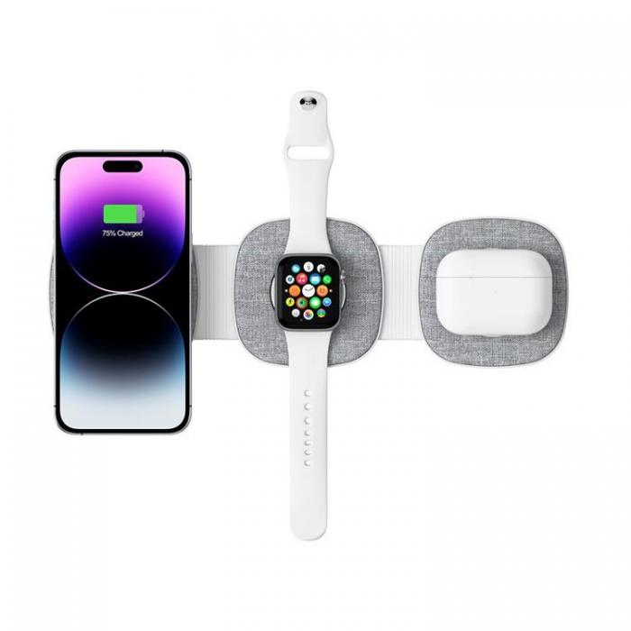 Tech-Protect - Tech-Protect 3-in-1 Trdls Laddare Magsafe iPhone, Apple Watch, AirPods