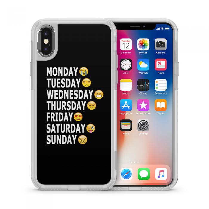 UTGATT5 - Fashion mobilskal till Apple iPhone X - Emoji Week