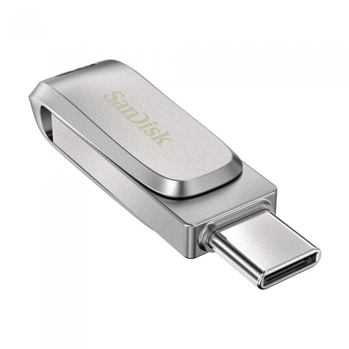 Sandisk - SanDisk Ultra Dual Drive Luxe USB-C 128GB 150MB/s All-Metal