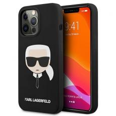KARL LAGERFELD - Karl Lagerfeld iPhone 13 Pro Max Skal Silikon Karl & Choupette - Svart