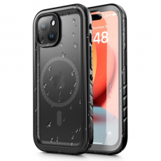 Tech-Protect - Tech-Protect iPhone 15 Mobilskal Magsafe Shellbox IP68 - Svart