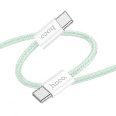 Hoco - Hoco Kabel Typ-C till Typ-C 1m 60W - Grön