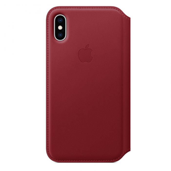 UTGATT4 - Apple iPhone XS Leather Folio Red Mrwx2Zm/A