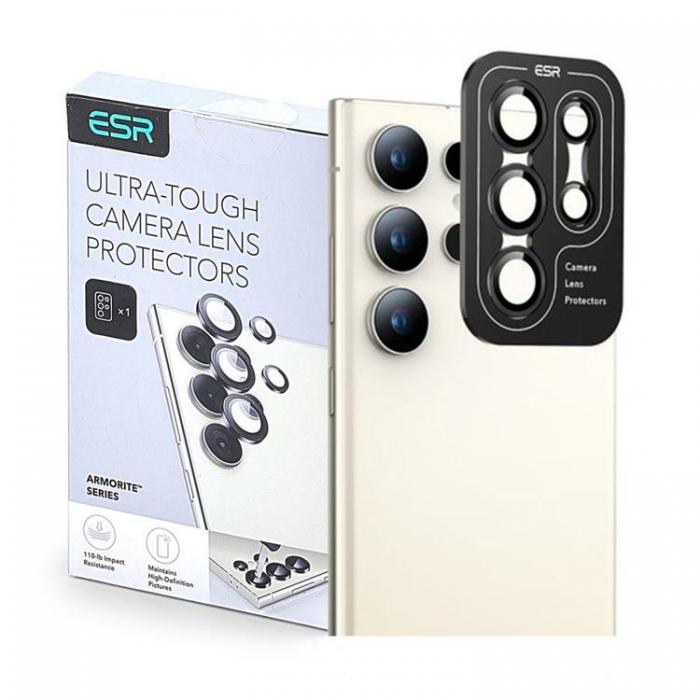 ESR - ESR Galaxy S24 Ultra Kameraskydd Hrdat glas - Svart