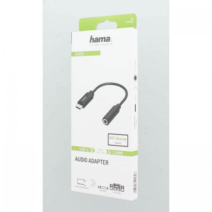 Hama - HAMA Adapter Audio USB-C till 3.5 mm Stereo