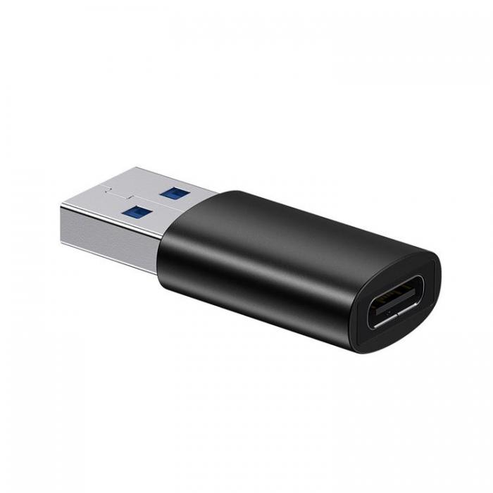 BASEUS - Baseus USB 3.1 OTG Till Typ-C Adapter - Svart