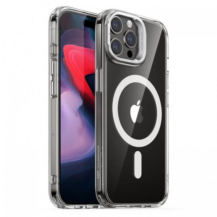 ESR - ESR iPhone 15 Pro Mobilskal Magsafe Kickstand Halolock - Clear