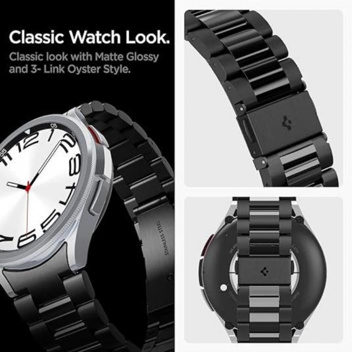 Tech-Protect - Spigen Galaxy Watch 6 Classic (47mm) Armband Modern Fit - Svart